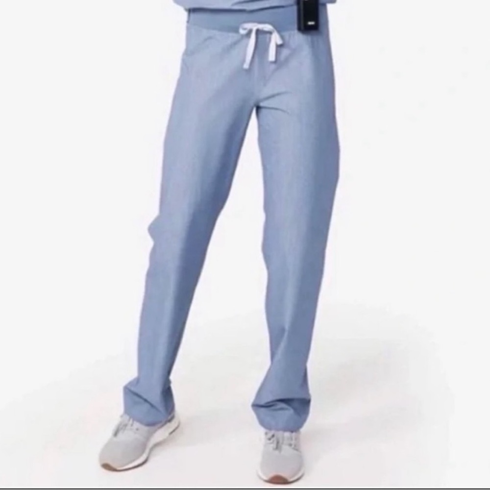 Figs Livingston Large Heather Indigo Scrub Pant